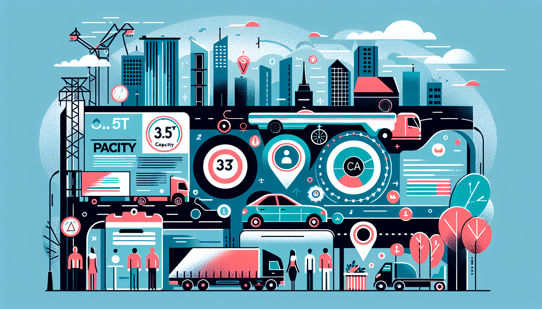 Illustration de l'article de blog Capacité 3,5 t : Objectifs et compétences clés de la formation transport léger