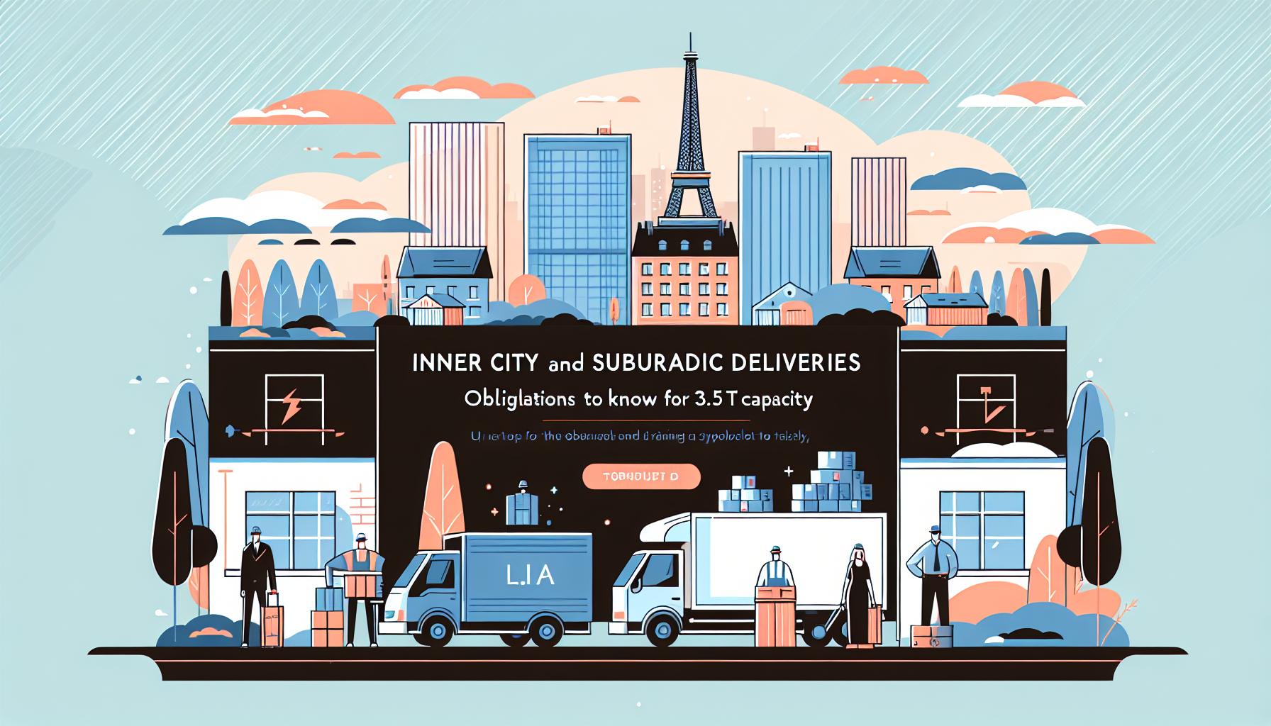 Illustration de l'article de blog Livraisons intramuros et petite couronne : obligations à connaître pour la capacité 3,5 t