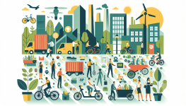 Illustration de l'article de blog Green Logistics à Paris : les micro-hubs et vélos cargo révolutionnent le transport léger