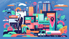 Illustration de l'article de blog Carburant, péages, restrictions : anticiper les impacts 2026 à Paris pour le transport léger