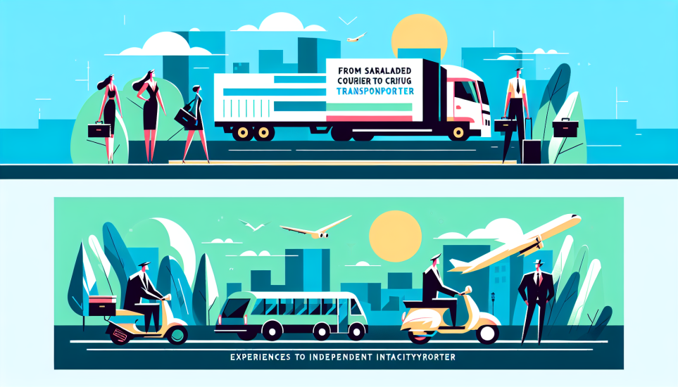 Illustration de l'article de blog Du statut de livreur salarié à celui de transporteur indépendant intramuros : retours d’expérience et étapes clés