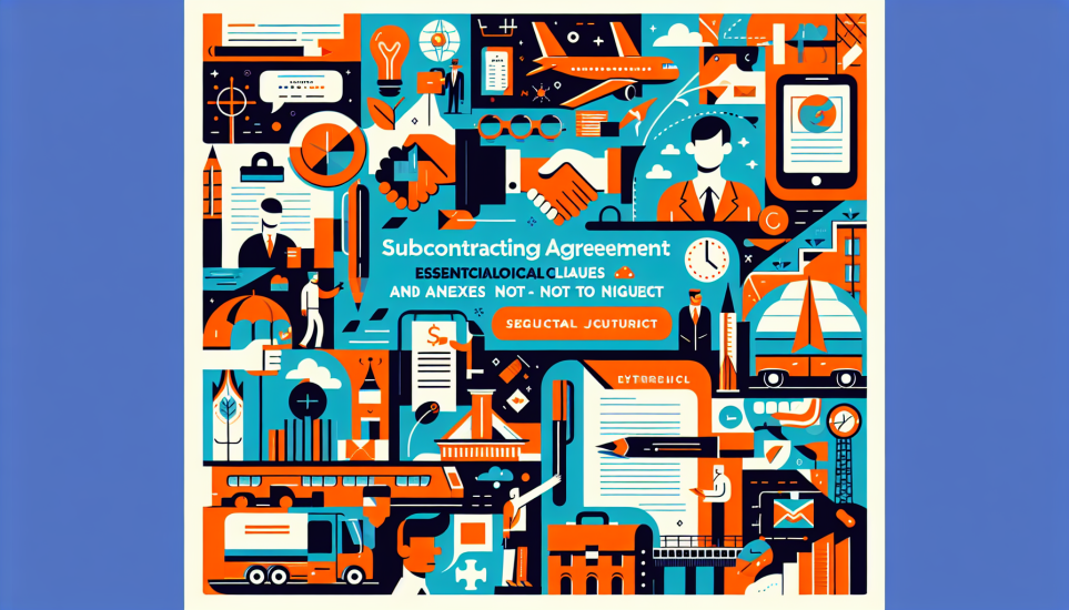 Illustration de l'article de blog Contrat de sous-traitance : clauses essentielles et annexes à ne pas négliger