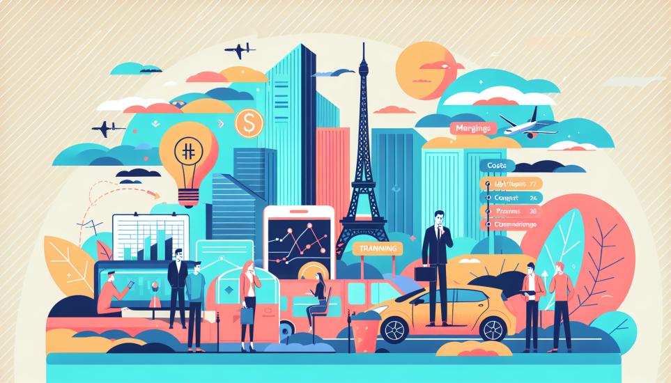 Illustration de l'article de blog Comment fixer ses tarifs de transport léger à Paris : coûts, marges et simulations concrètes