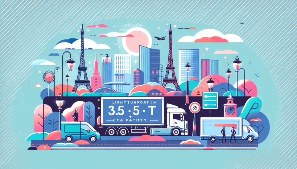 Illustration de l'article de blog Transport léger à Paris : choisir entre capacité 3,5 t et plus de 3,5 t